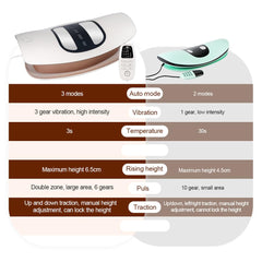 IeBilif lumbar massager in use on back with gentle vibration