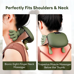 Portable IeBilif massager with strap ideal for home, office, or travel.
