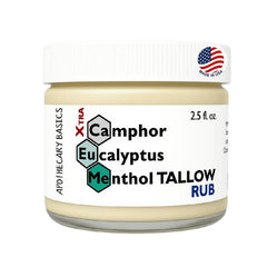 IEG Store Camphor+Eucalyptus+Menthol Tallow Xtra Rub jar with cooling, soothing formula