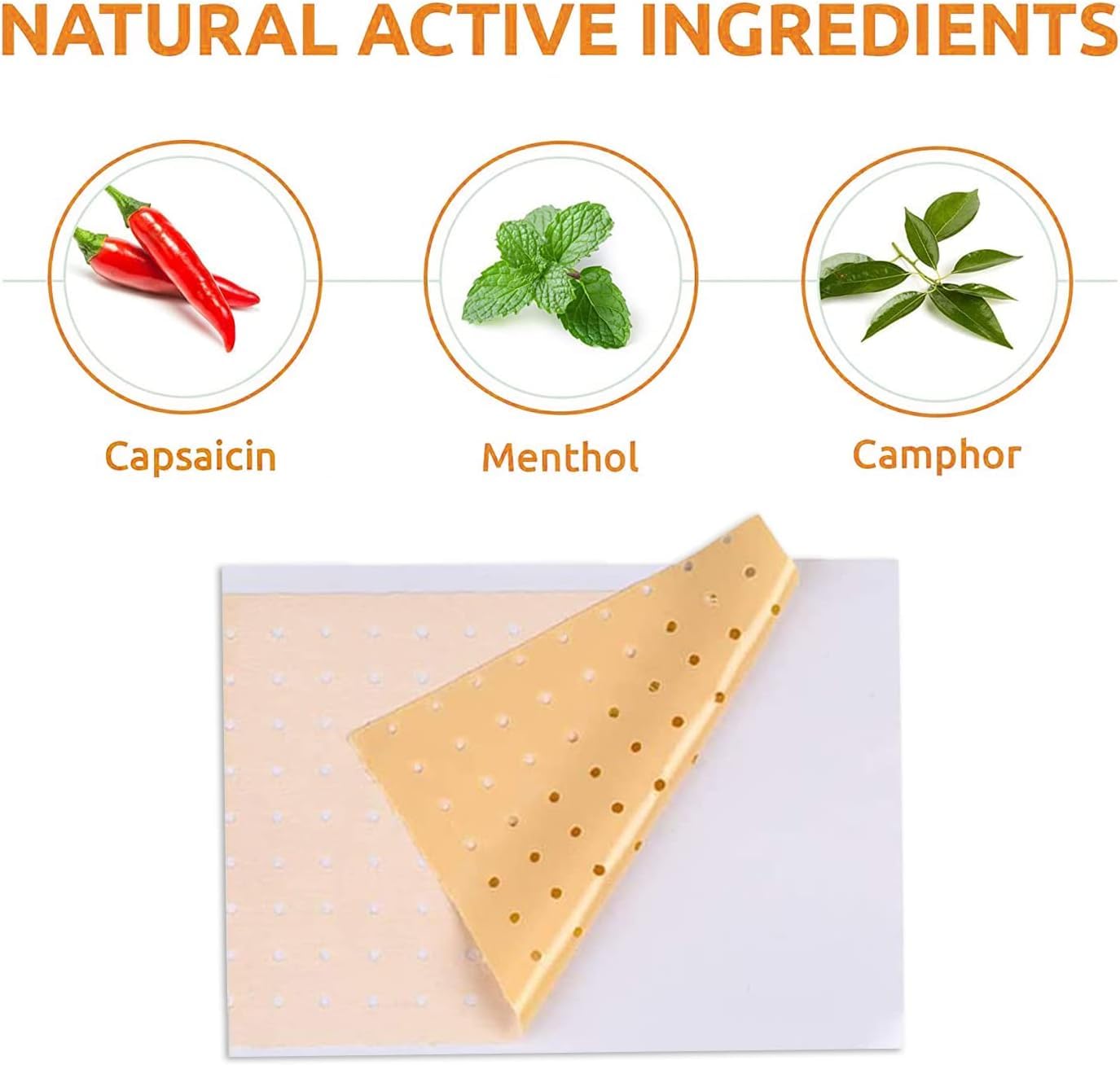 Ifory capsaicin patch waterproof design stays put during workouts.