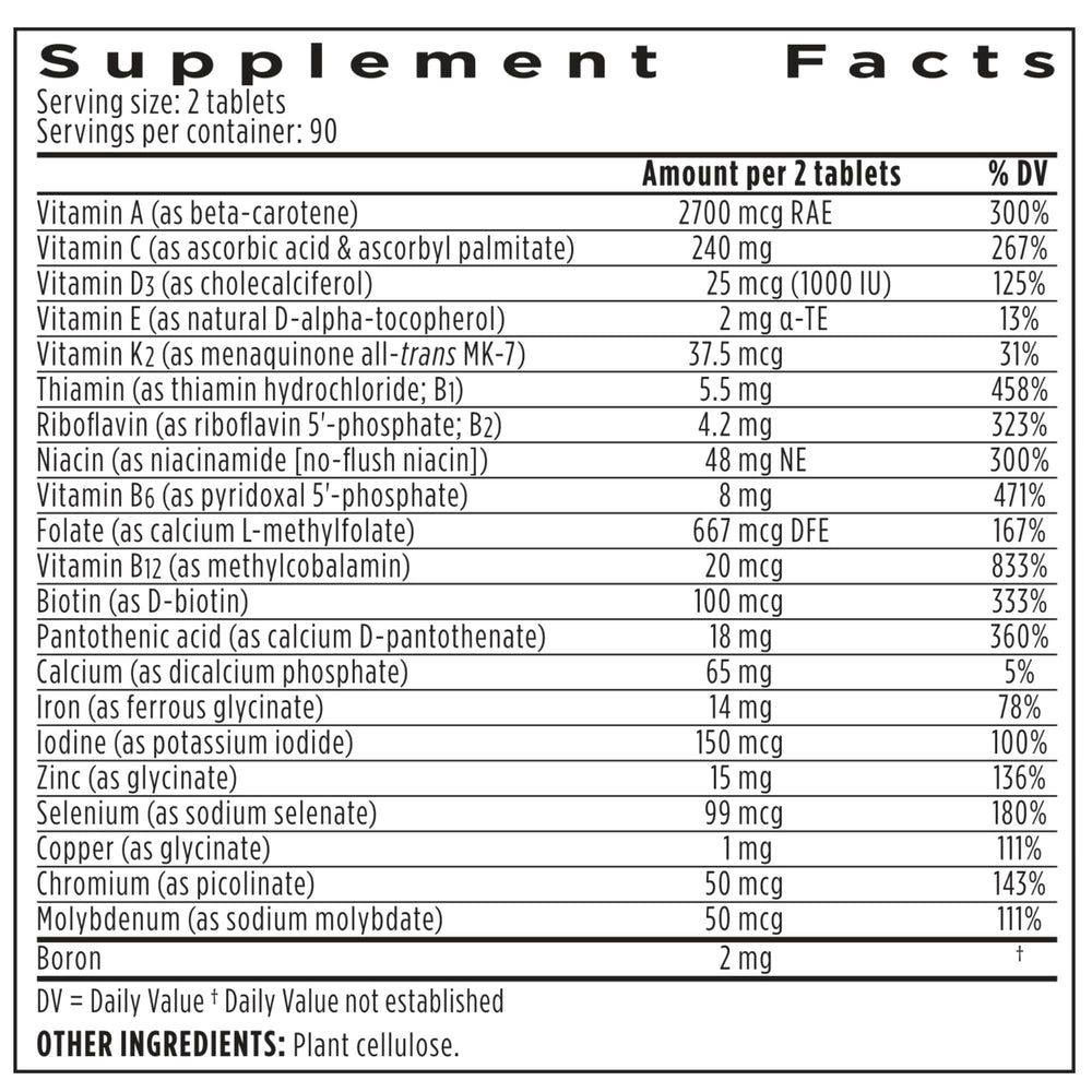 Igennus High Potency Methylated Multivitamin for Women—bottle cap close-up, seal quality for purity.