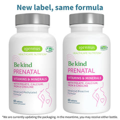 Igennus methylated B vitamins label suggesting nutrient optimization