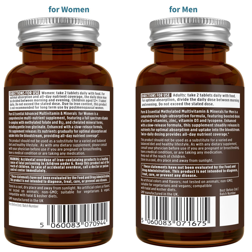 Igennus Methylated Multivitamin halal-certified, non-GMO badge visible.