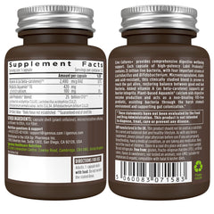 Igennus probiotics room-temperature stability banner indicates no refrigeration required.