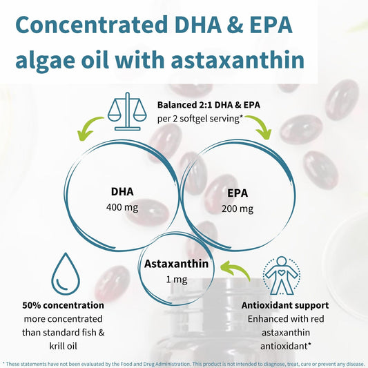 Igennus Vegan Omega-3 softgels close-up for easy swallowing.