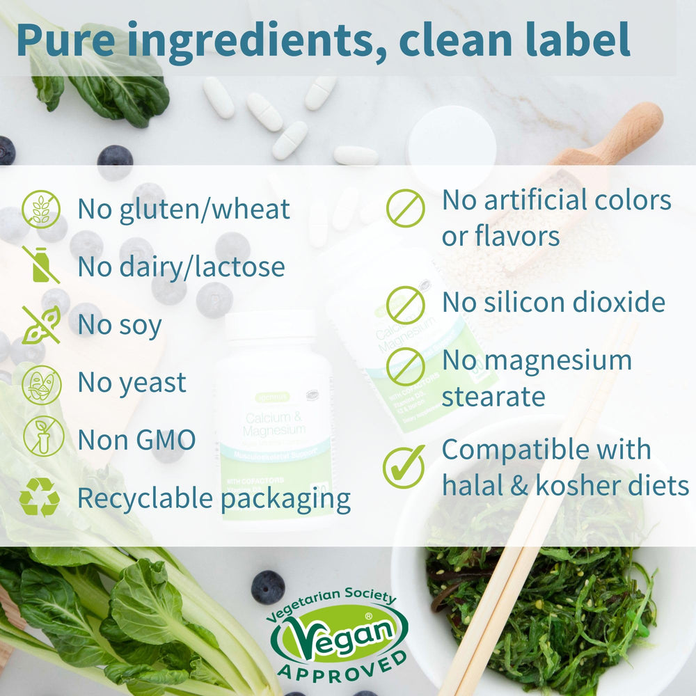 Igennus vegan packaging and GMP-quality seal assures vegan, safe production.