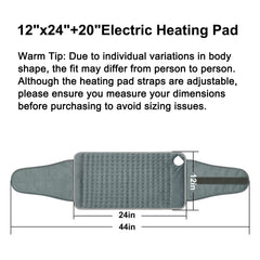 IGXHAVIZ heating pad comes with a 1-year warranty for reassurance.
