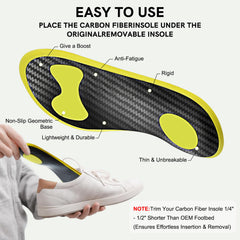 Ihuiniya insoles convert ground force into faster steps.