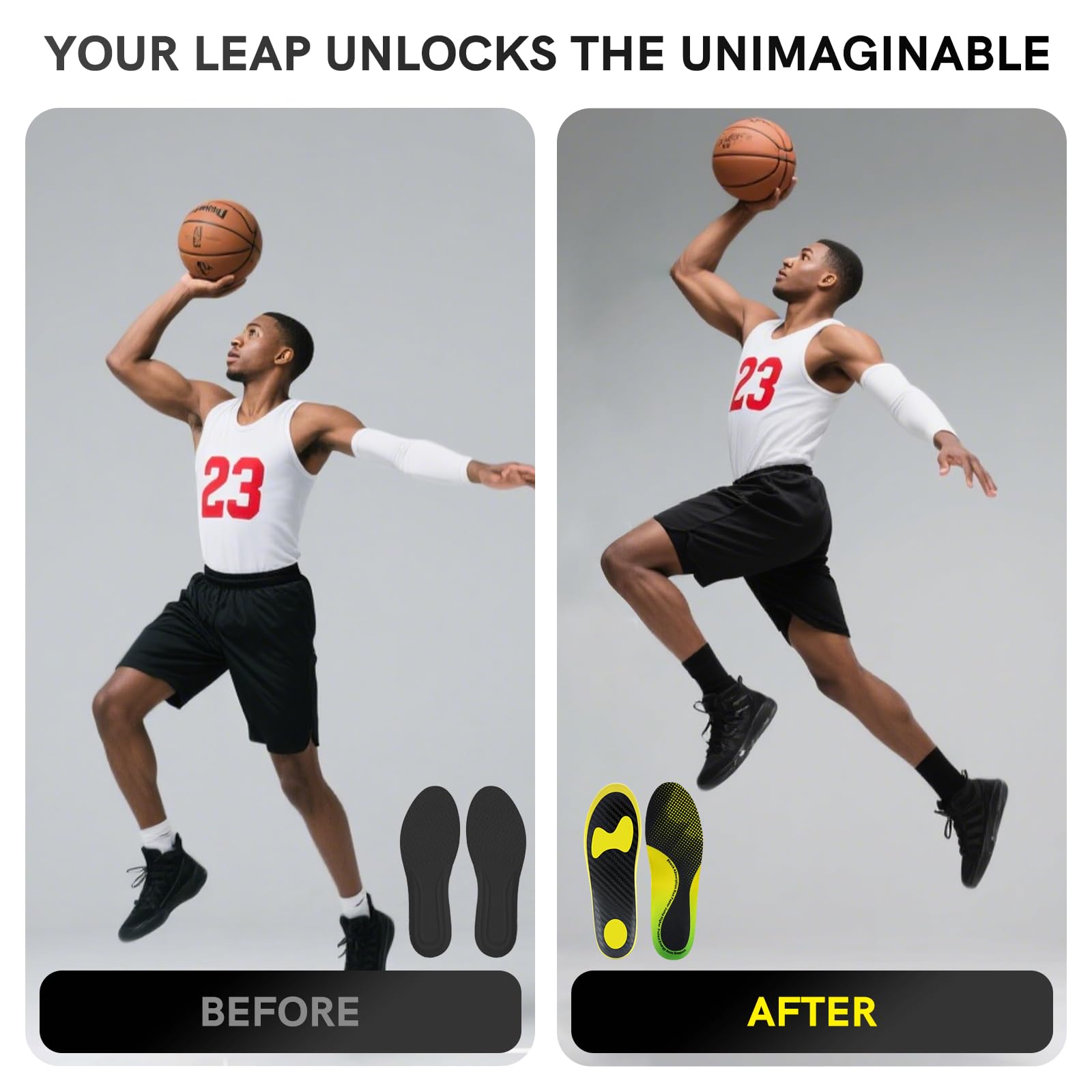 Ihuiniya insoles locked-in feel for agile movements.