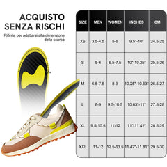 Ihuiniya insoles yellow colorway adds visibility and style.