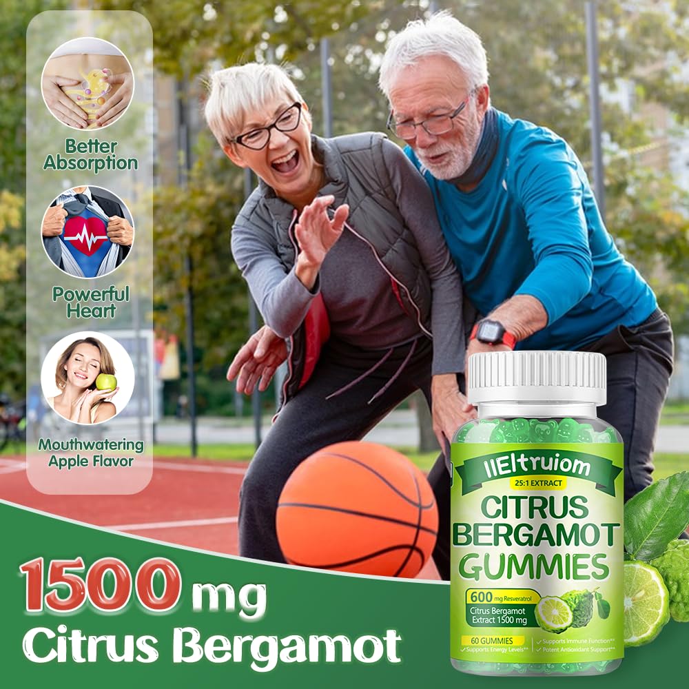 IIEltruiom 120 gummies jar communicates 60 servings for convenient daily use