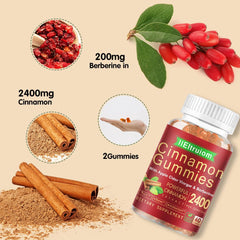 IIEltruiom berberine gummies close-up as part of a routine