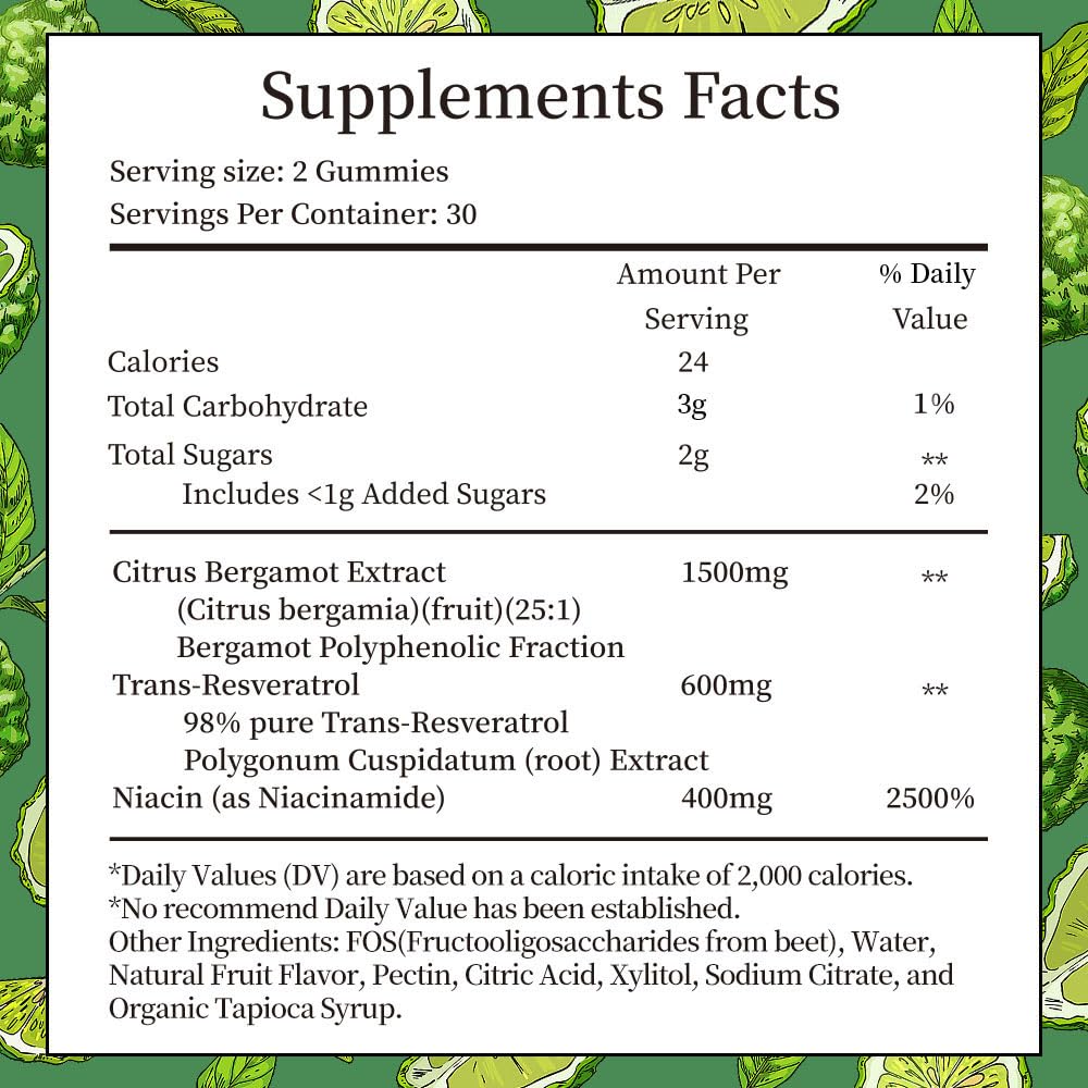 IIEltruiom Citrus Bergamot gummies closeup showing fruity flavor and chewable convenience