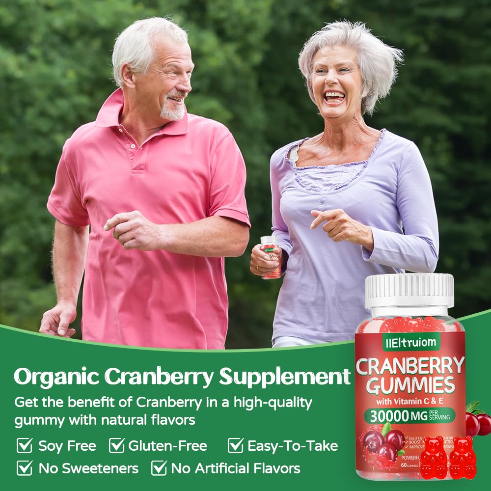 IIEltruiom cranberry gummies hibiscus visual suggesting natural wellness synergy