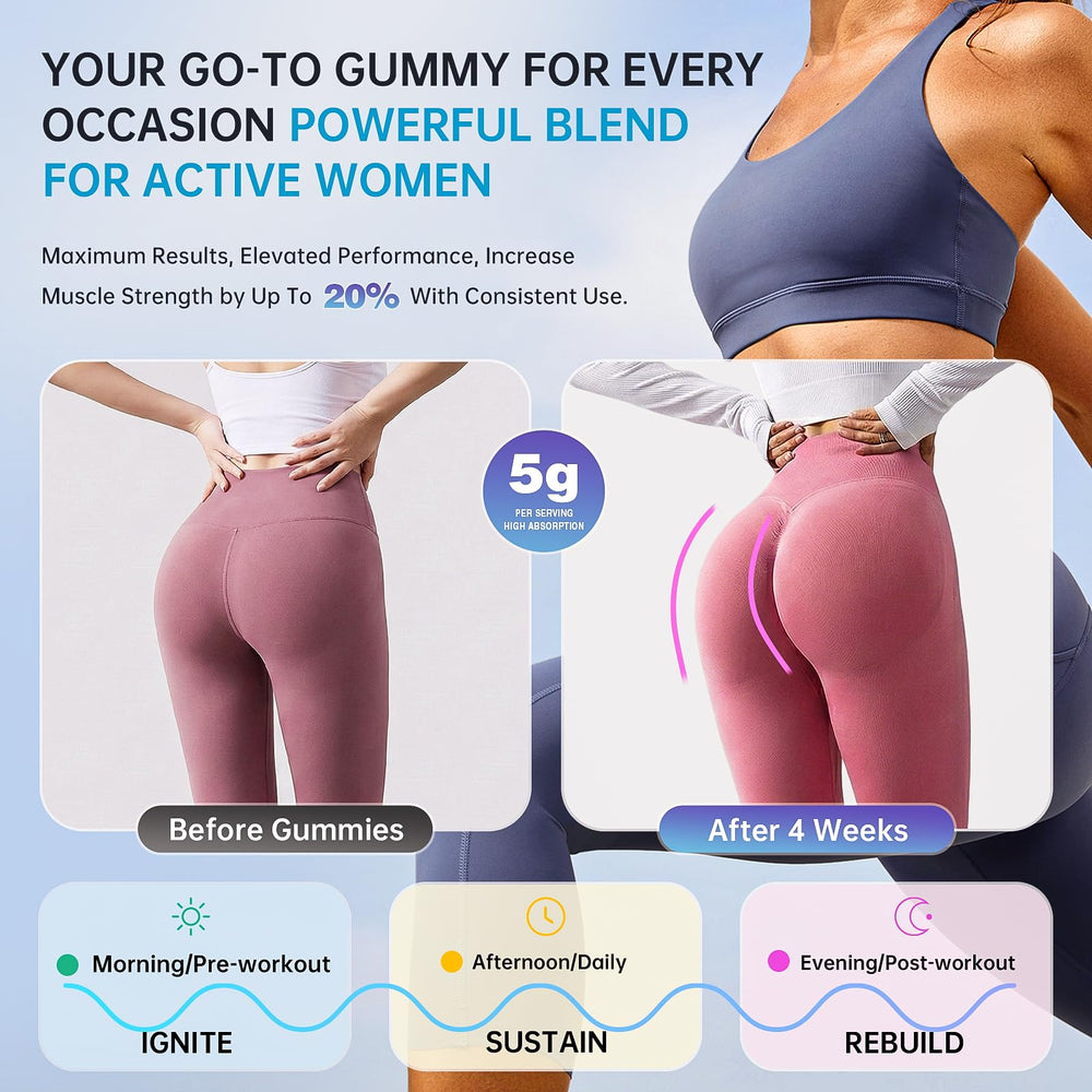 Gummies in use during a light workout, showing portability and ease.