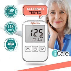 ijCare Oh’Care Lite 110-count strips ready for daily measurements