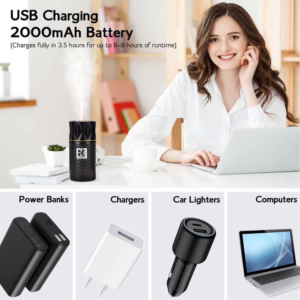 Ikeda scents diffuser auto shut-off ensures safe operation when water runs low.