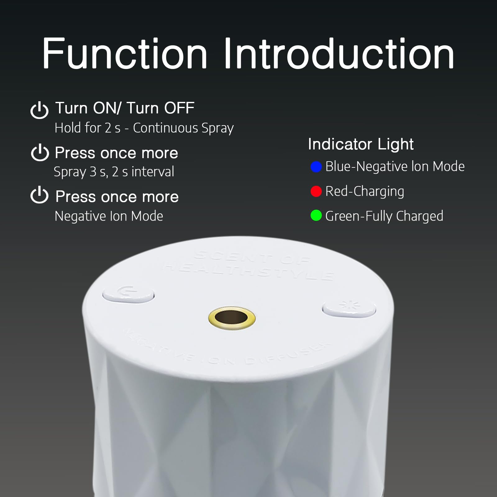 Ikeda diffuser fits car cup holder for easy travel scent