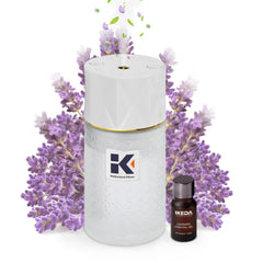 Ikeda style-life diffuser white front view for home aromatherapy ambiance