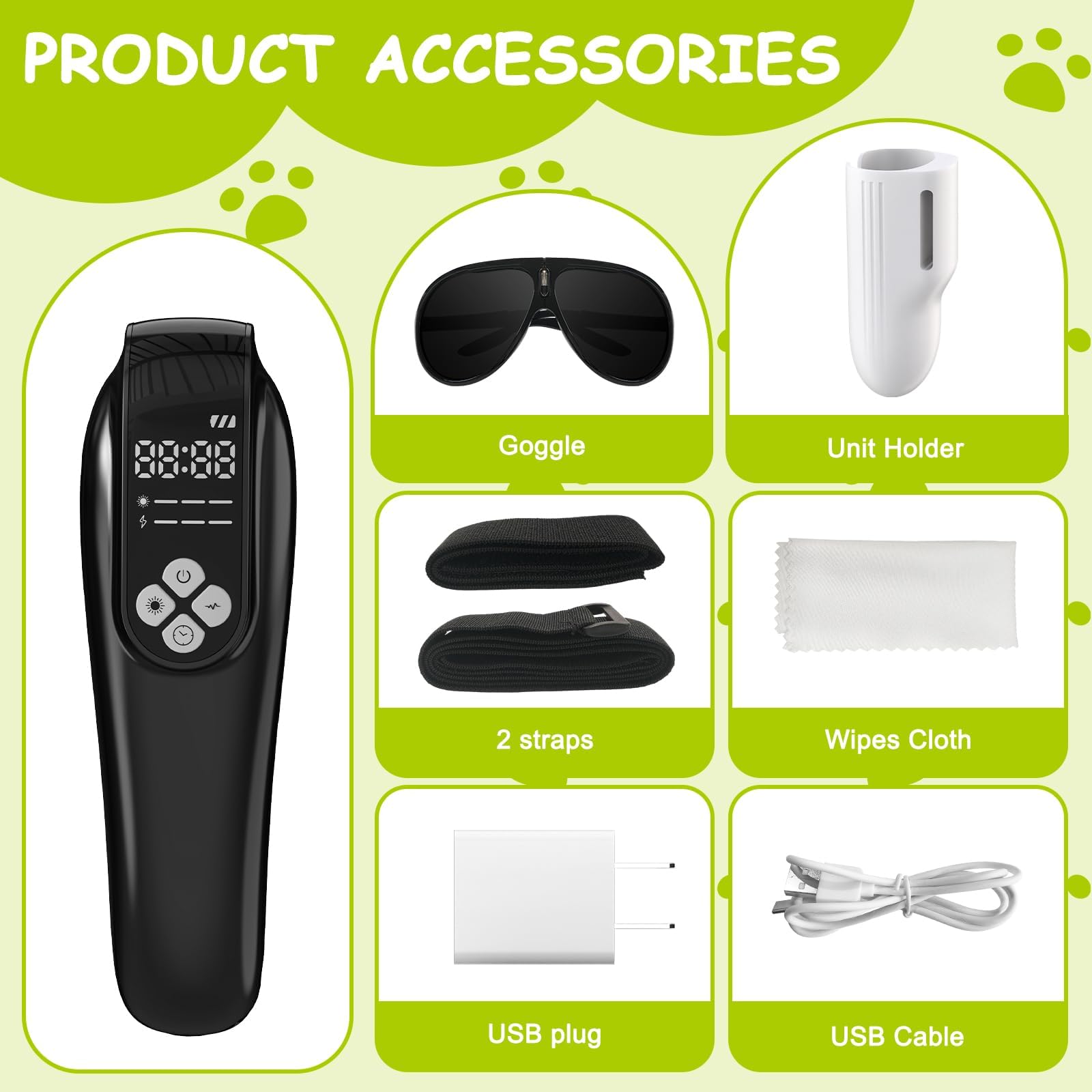 iKeener rechargeable battery supports cordless, on-the-go use.
