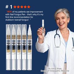 iKeener toe nail fungus pen rotating brush close-up for precise dosage.