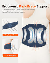 IKEEPFIT MAXwarm 4.0 back zone provides steady warmth for back relief.