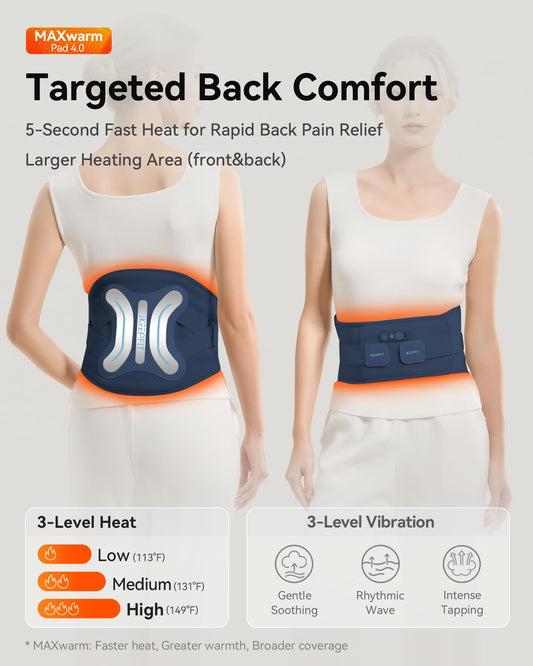 IKEEPFIT MAXwarm 4.0 front zone heats the midsection for fast warmth.