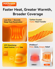 IKEEPFIT MAXwarm 4.0 lumbar brace with X-design for stable support