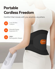 Dual front and back zones for customizable warmth on the body