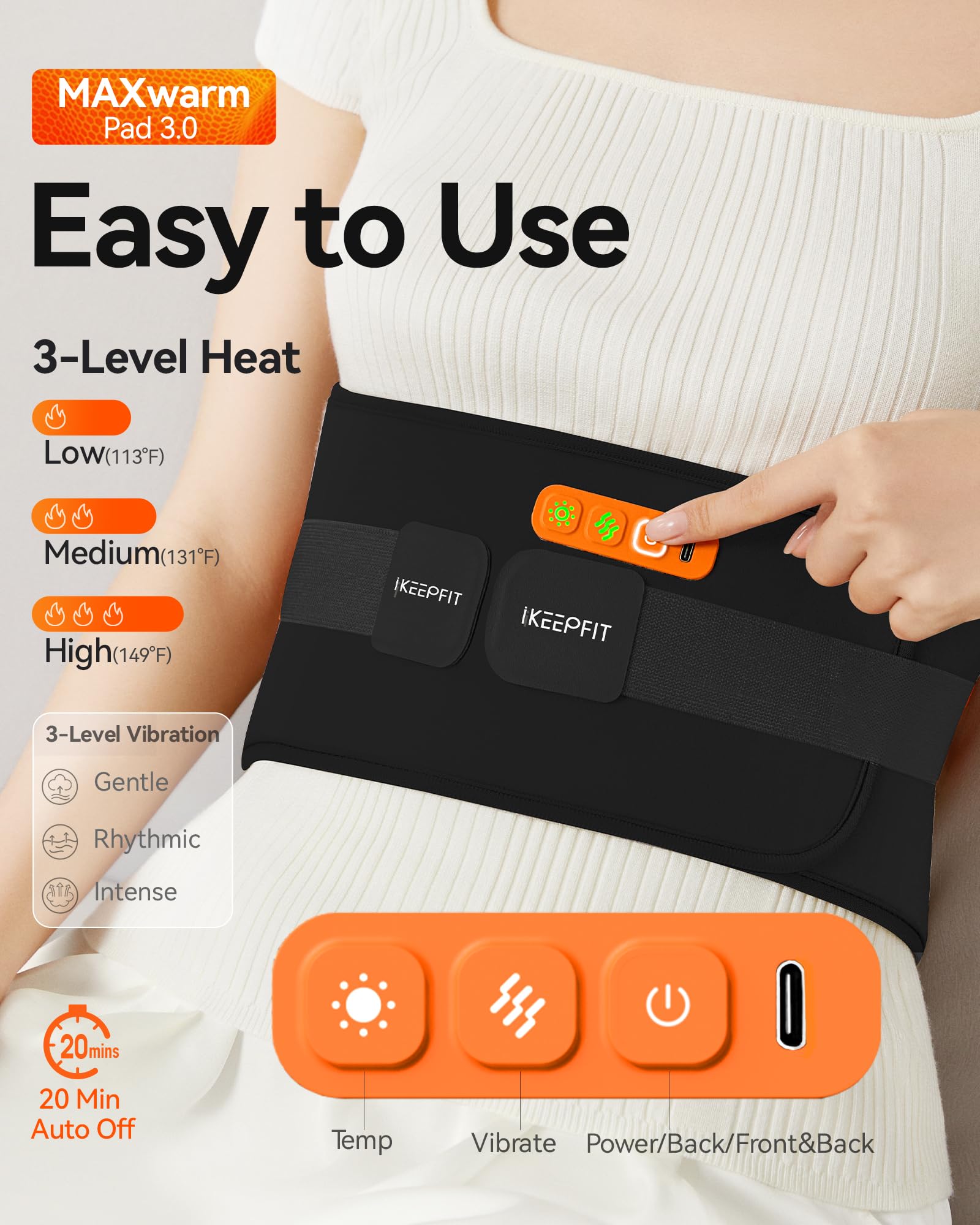 Wearable belt design that moves with your daily activities