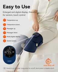 IKEEPFIT smart temperature control prevents overheating for consistent warmth.