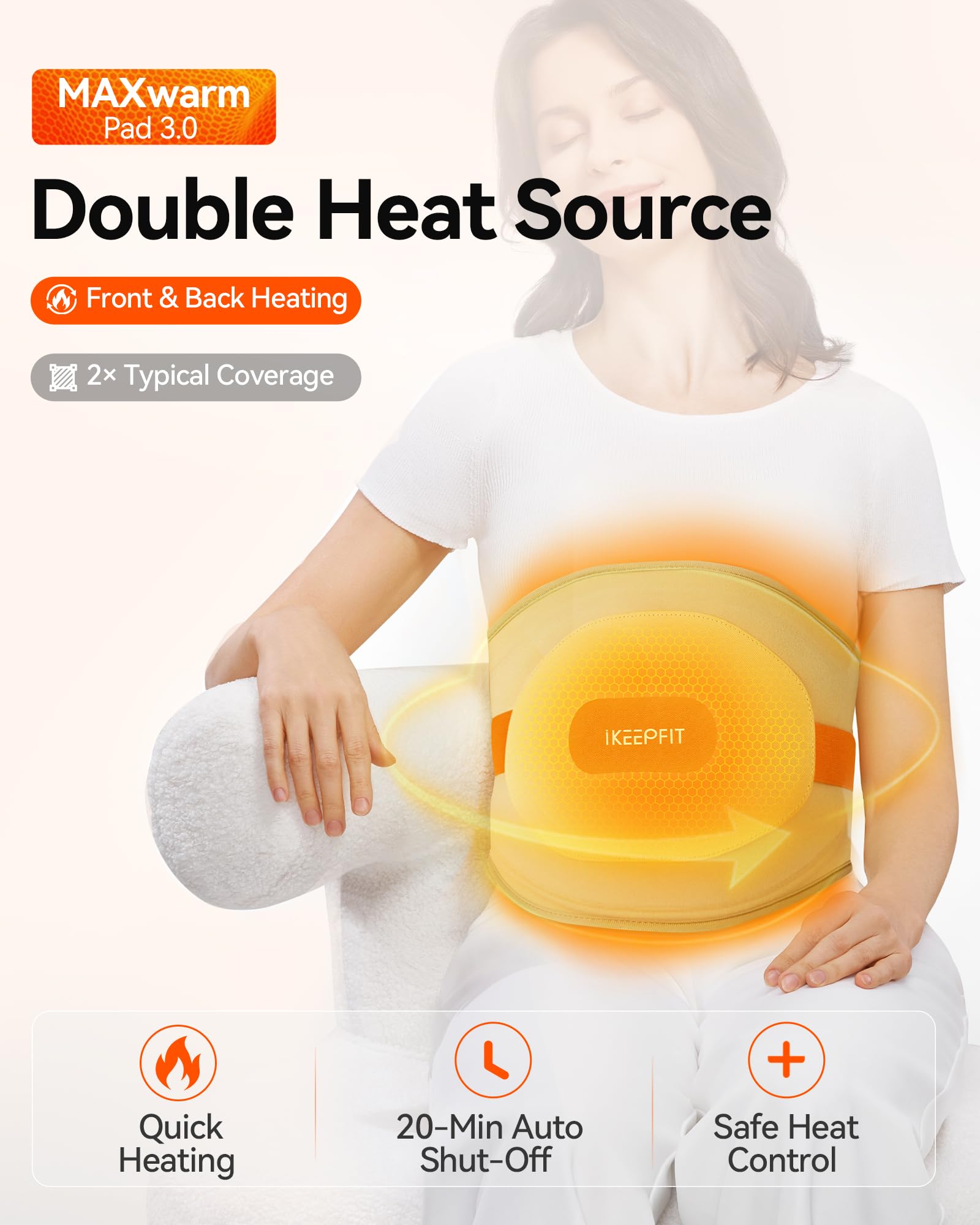 IKEEPFIT waist fit for 28 to 70 inches, suitable for many users.