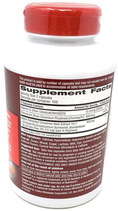 IKJ Cinsulin Chromium Picolinate capsules close-up suggesting metabolic balance