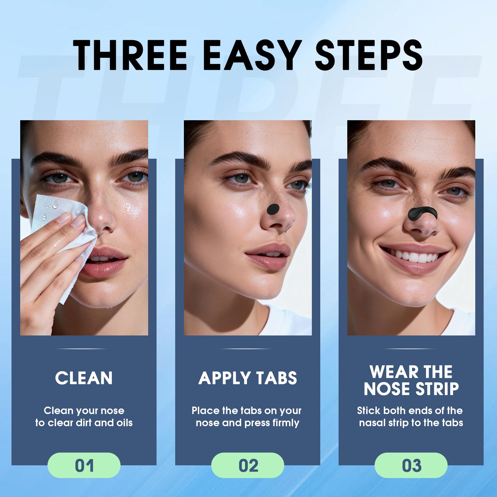 ikpetukor nasal strips eco-friendly materials – odorless silicone and reusable design