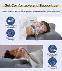 IKSTAR CPAP pillow cervical neck support for natural spine alignment