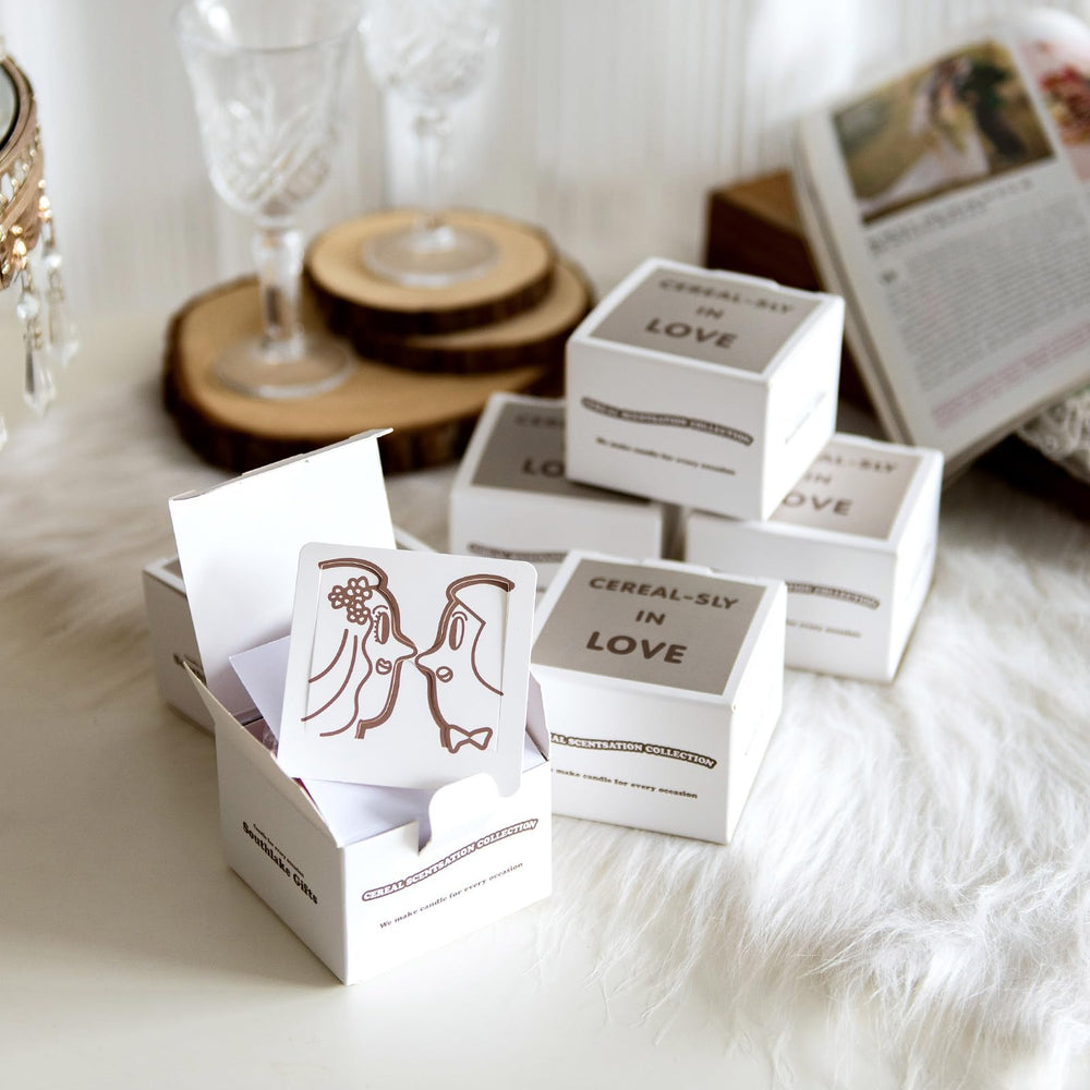 iLikePar six glass bowls candle set showing hand-poured craftsmanship