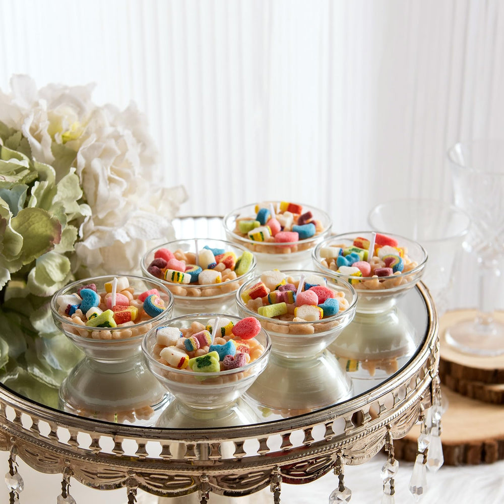iLikePar vanilla cereal bowl candle side view with gift box ready