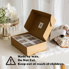 iLikePar wedding favor candle set arranged for event decor
