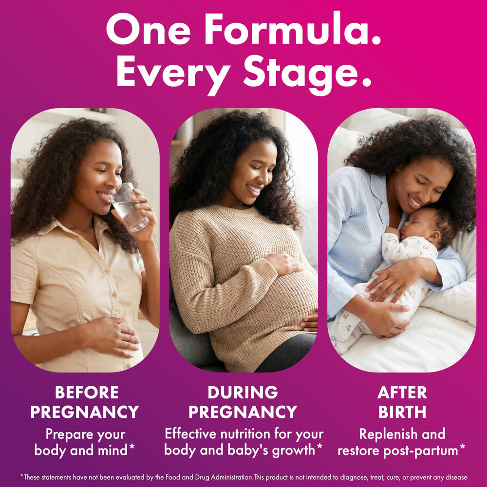 Close-up of ILIVA tablets ready for the prenatal daily routine