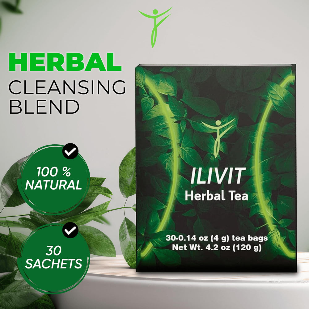 Ilivit herbal blend ingredients featuring botanicals that support gut balance.