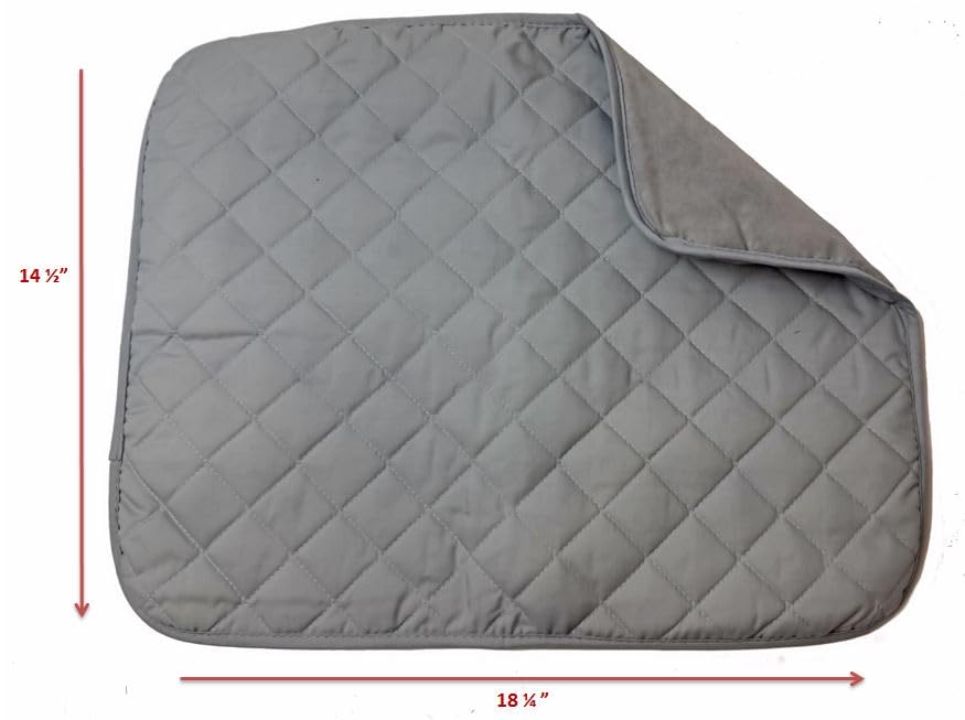 ILLIYIN Quilted Magnetic Therapy Pad on chair for targeted comfort