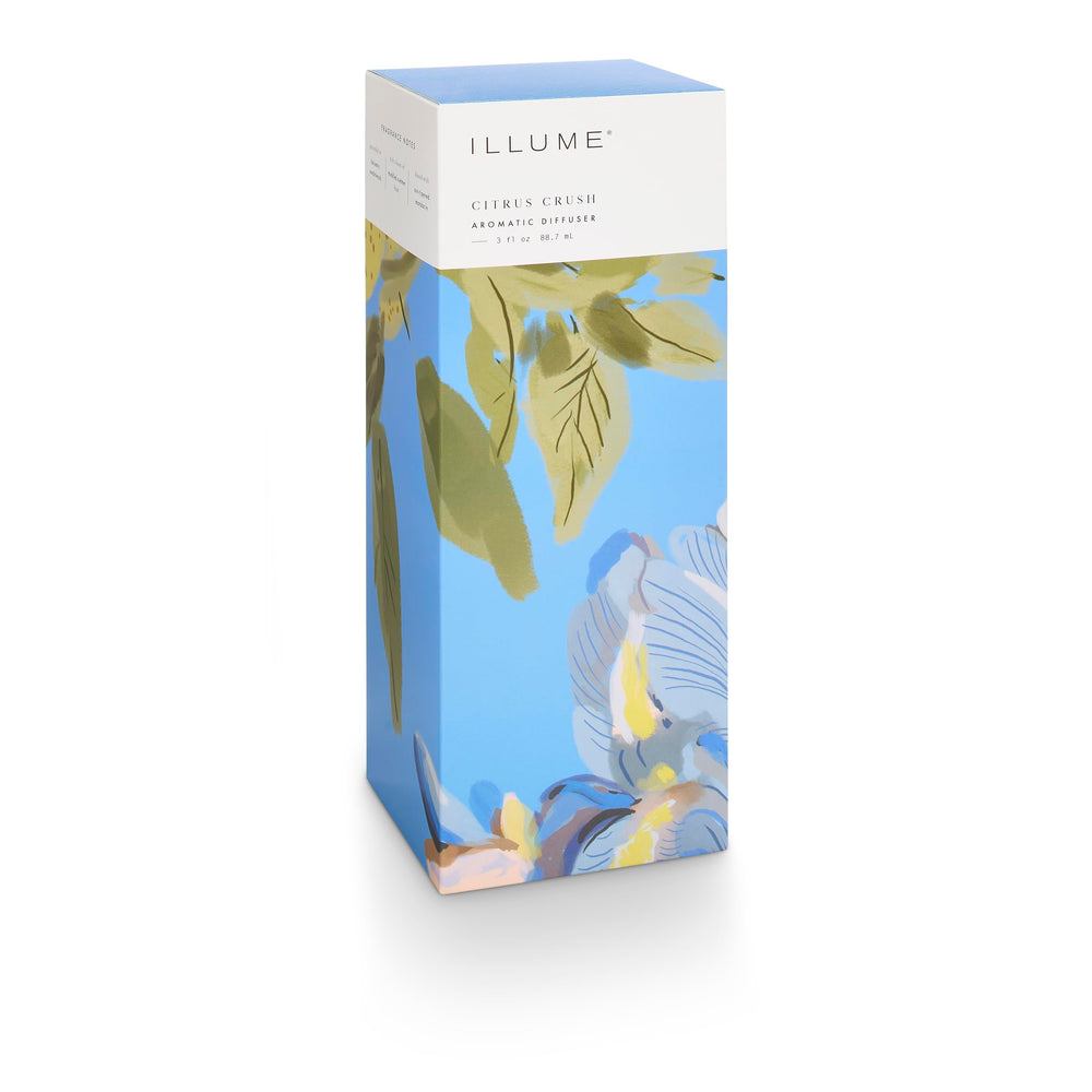 Illume Citrus Crush packaging showing premium branding.