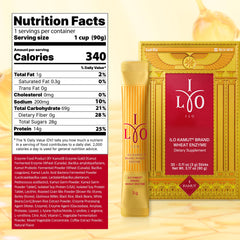 ILO Kamut Enzyme Complex cinnamon cayenne pepper, spicy botanicals for warmth.