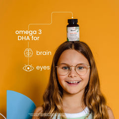 Brain DHA algae DHA sourced from Norway highlights sustainable origin.