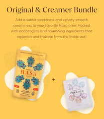 Rasa Koffee Original Adaptogenic Coffee Alternative & Creamer Bundle | Vegan, Keto, Whole30 • 30 Servings
