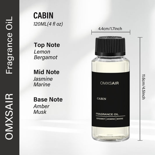 omxsair-diffuser-oil-jasmin-bergamot-marine-blend closeup for calming fragrance