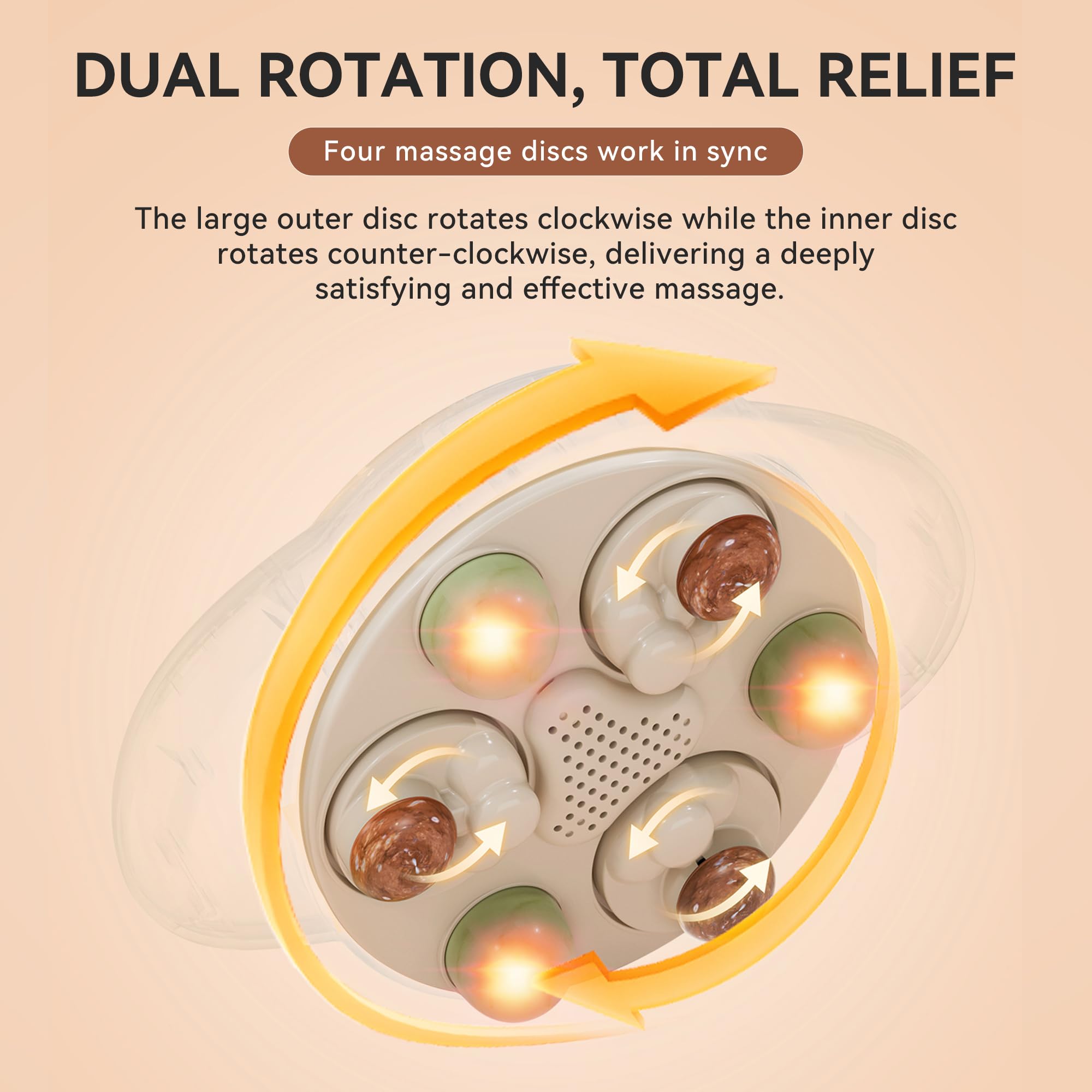 KOSTAK Abdominal Massager red light heat therapy for gentle warmth.