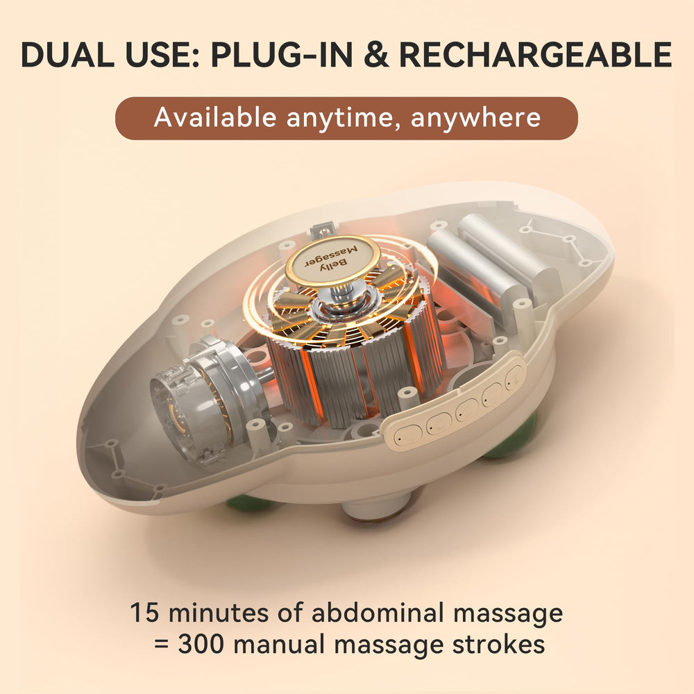 KOSTAK Abdominal Massager three adjustable speeds customize intensity.