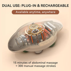 KOSTAK Abdominal Massager three adjustable speeds customize intensity.