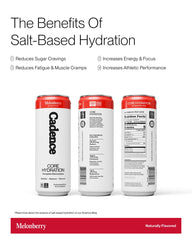 Cadence Melonberry Electrolyte Drink – Case of 12 Cans (355ml) | Zero Sugar, No Caffeine, Vegan & Keto Friendly